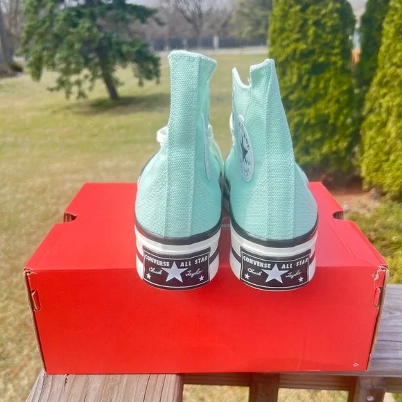 Converse High Top Platform Sneakers - Mint - Picture 2 of 4